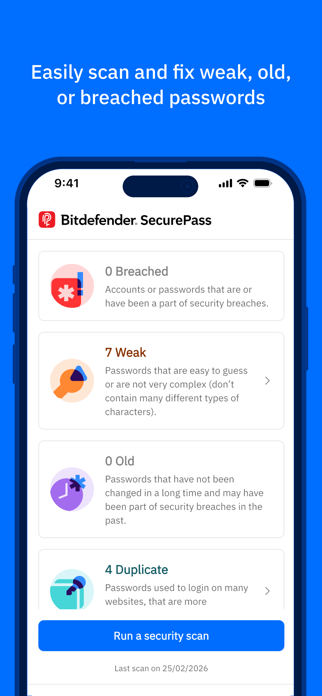 Bitdefender SecurePass Screenshot 4 of 6