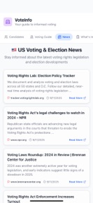 VoteInfo screenshot