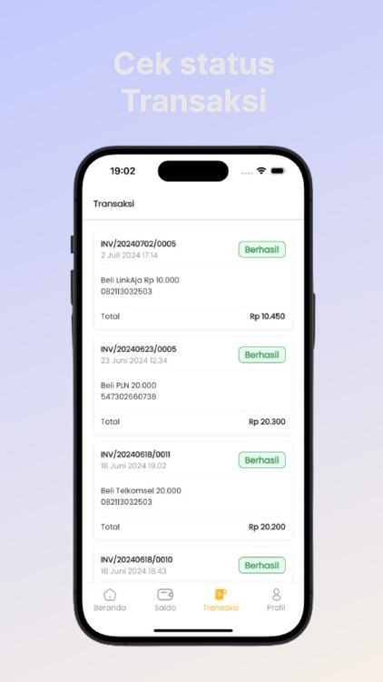Agent-X: Topup & Pembayaran