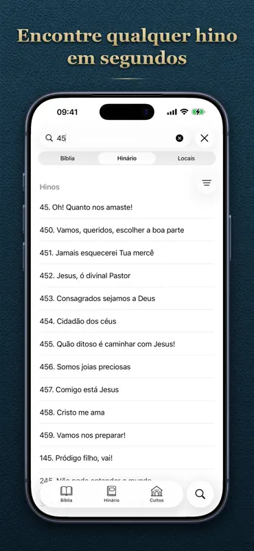 Bíblia e Hinário 5 CCB screenshot 8 of 10