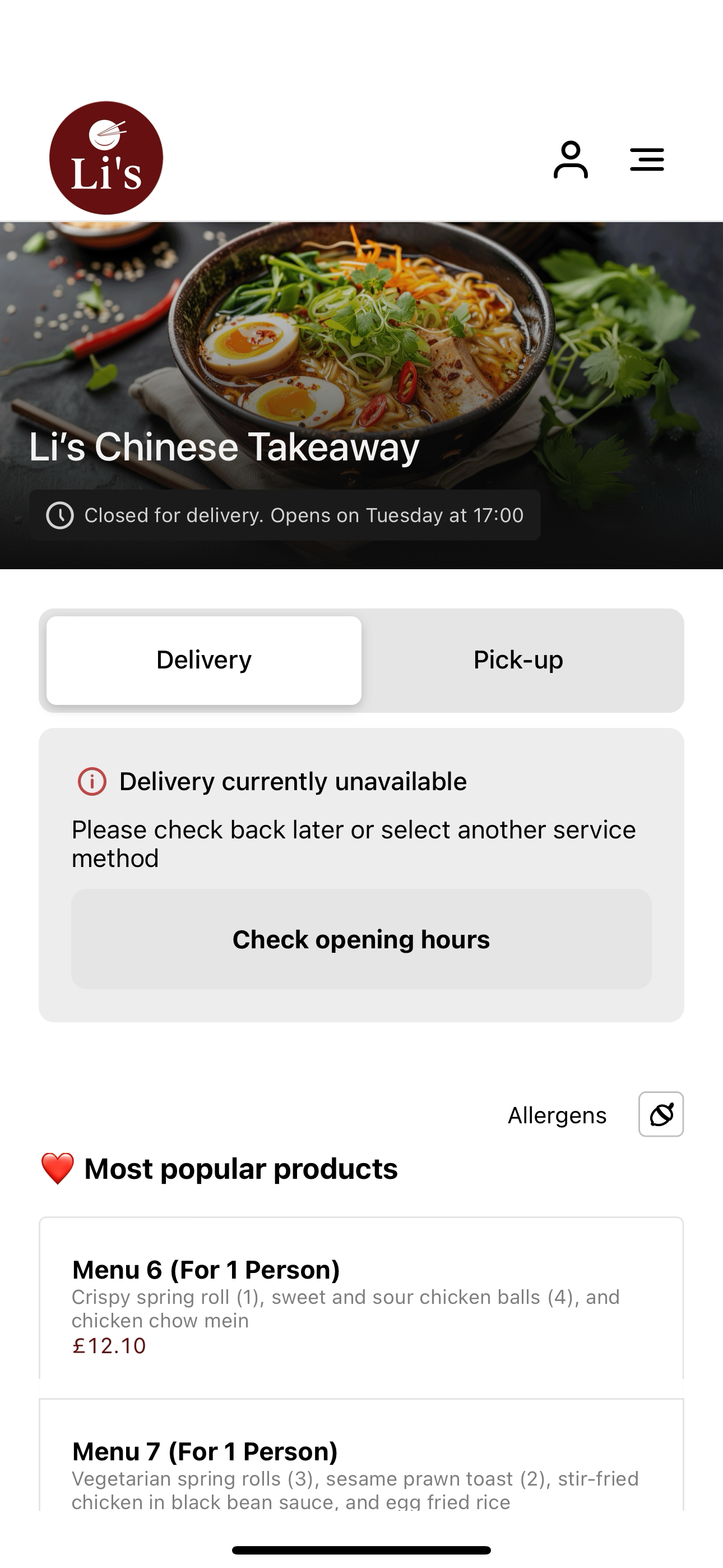 Li’s Chinese Takeaway
