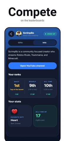 Tiply: Tip Streamers Screenshot 2 of 4