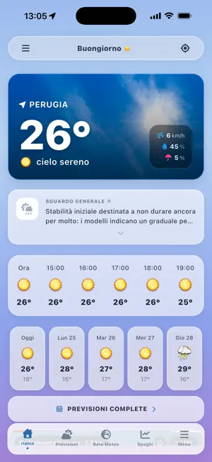 Linea Meteo Live screenshot 1