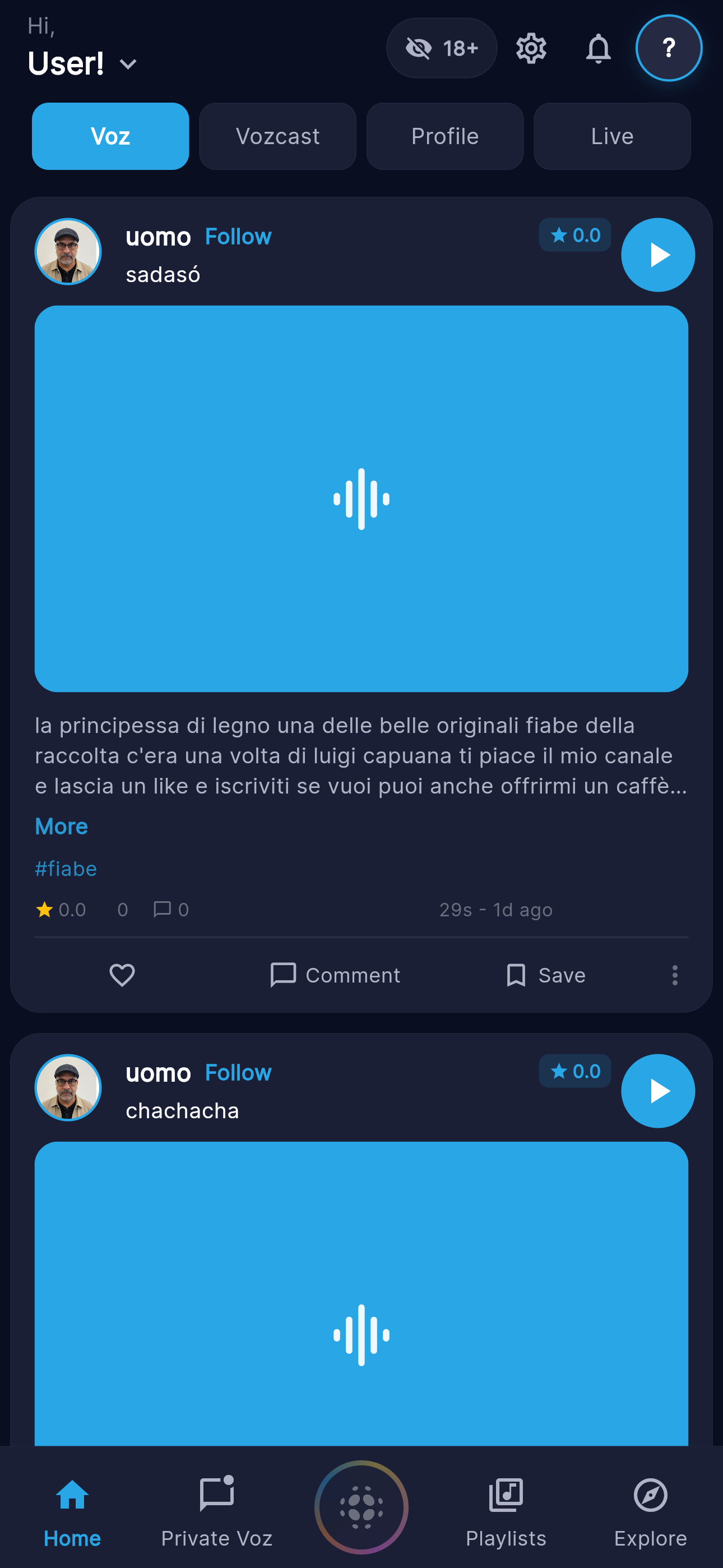 WeVoz screenshot 2