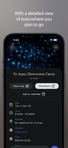 Mytinerary - Travel planner iPhone screenshot