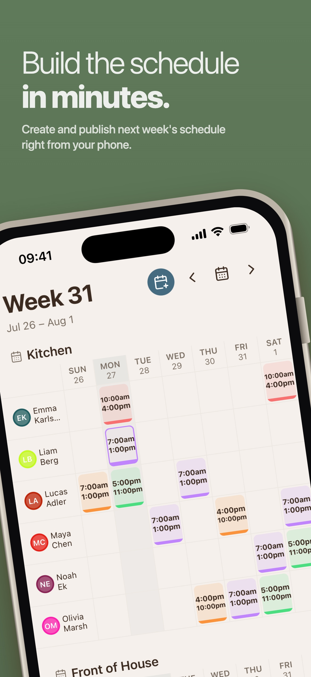TimeTo.Work - staff schedule