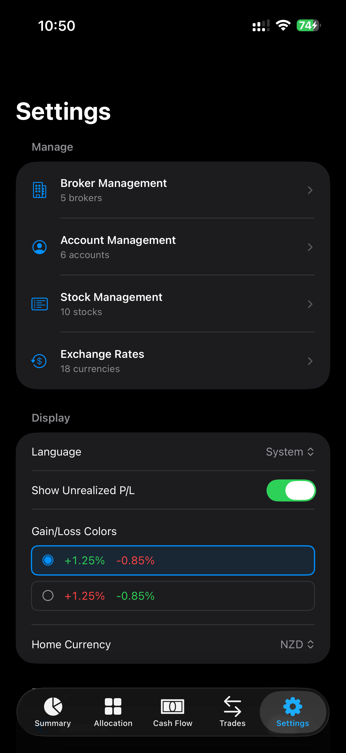 CostBasis screenshot 8