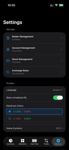 CostBasis screenshot