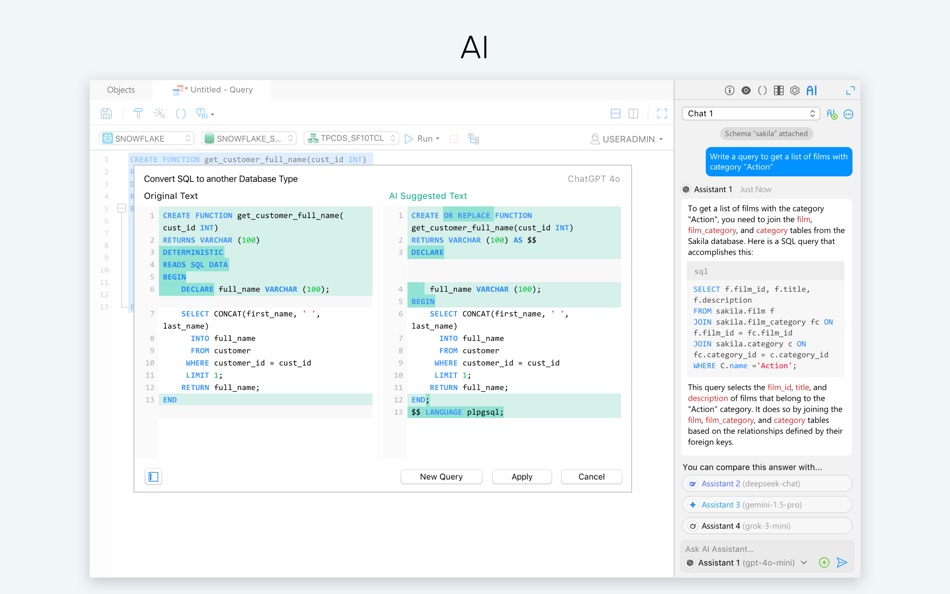 #9. Navicat 17 for Snowflake (macOS) بواسطة: PremiumSoft CyberTech Ltd.