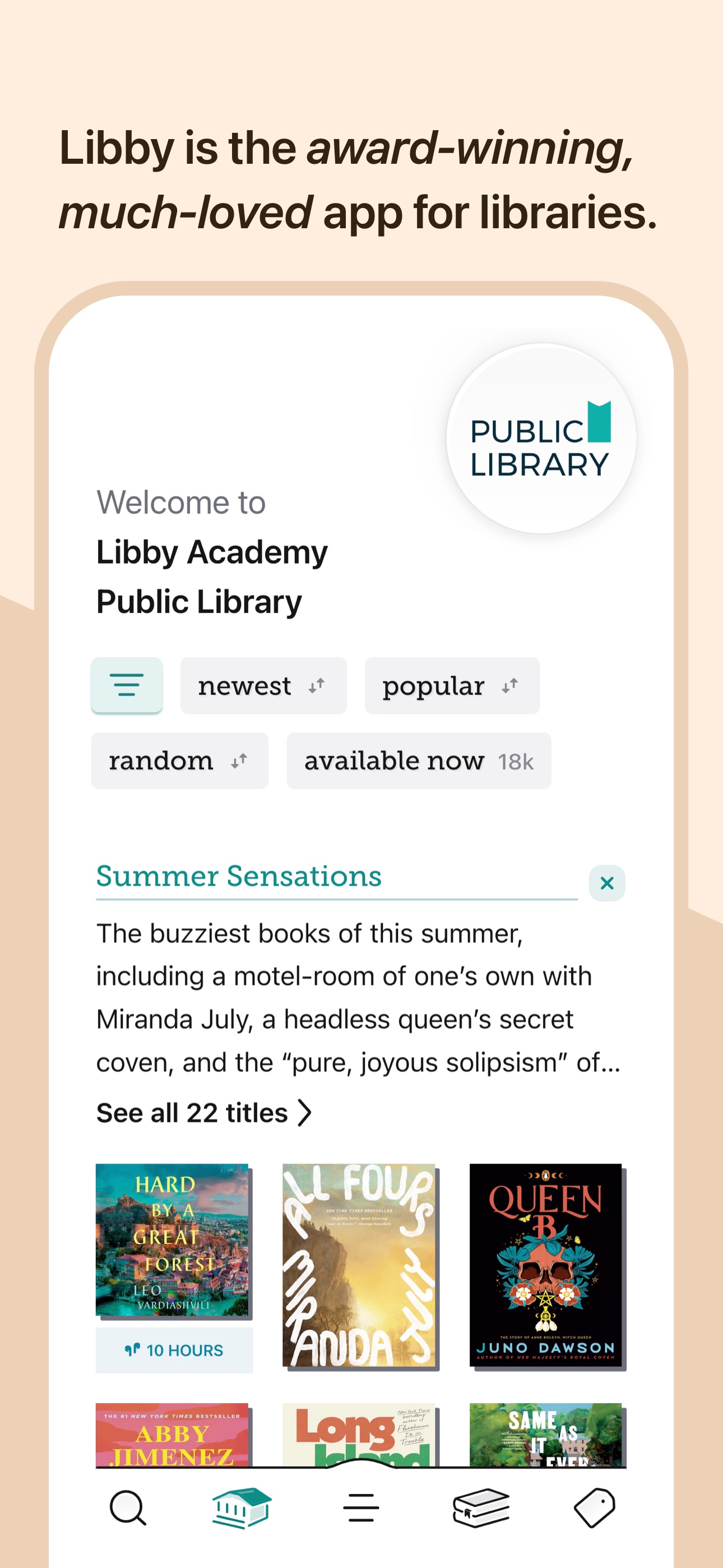 Libby, the library app 스크린샷 2