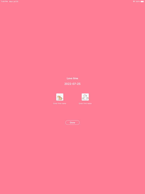 Love Memories - inlove widgets iPad screenshot 4 - Utilities app