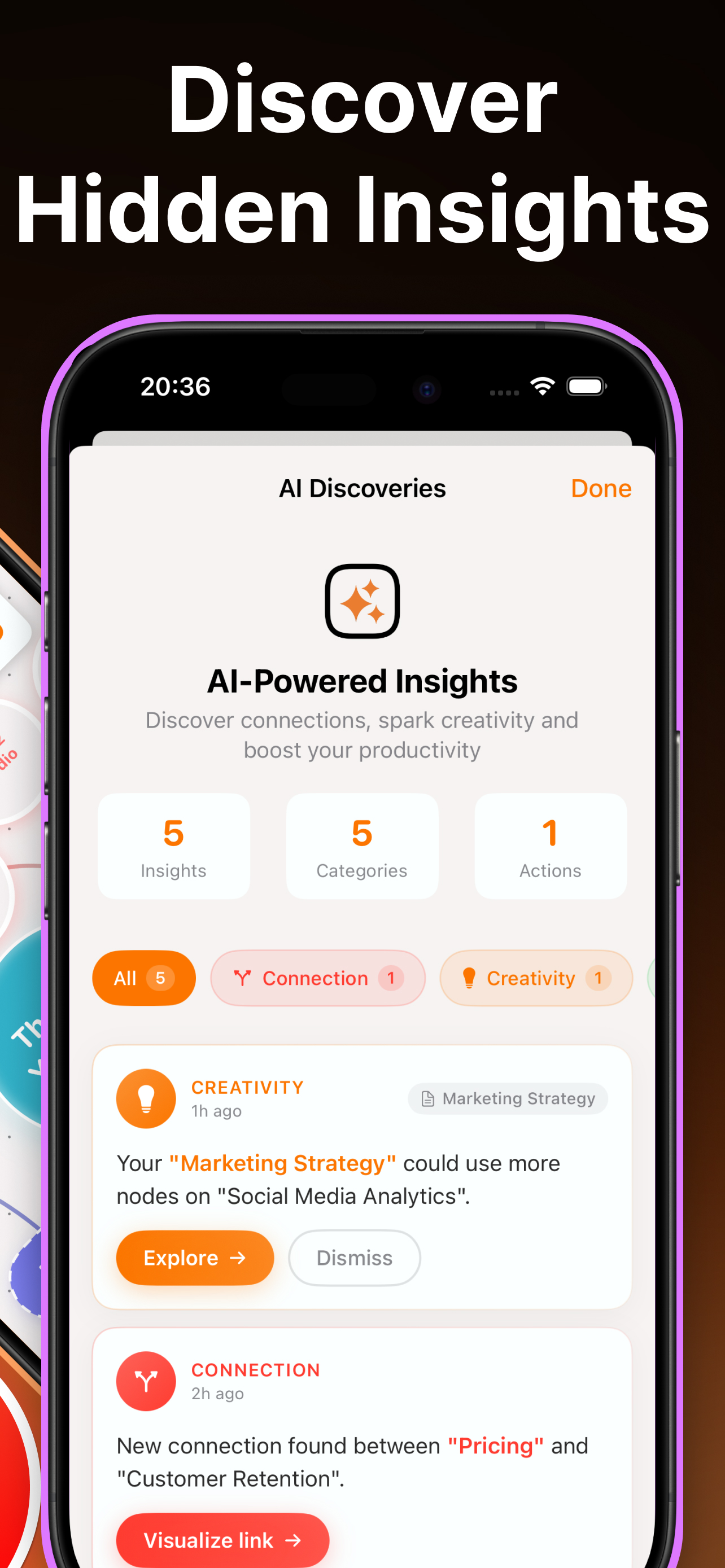 Mind Map AI: Whiteboard Canvas screenshot 5
