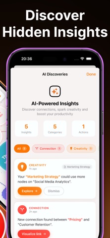 Mind Map AI: Whiteboard Canvas Screenshot 5 of 6