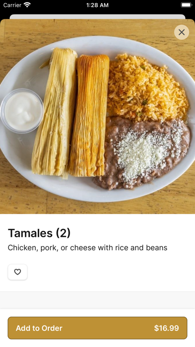 El Chubasco iPhone screenshot 4 - Food & Drink app