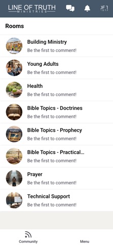 Line of Truth Ministries iPhone screenshot