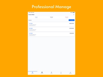 Invoice Maker With Template iPad screenshot