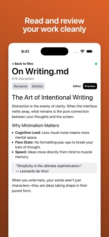 Letterform: Markdown Editor screenshot
