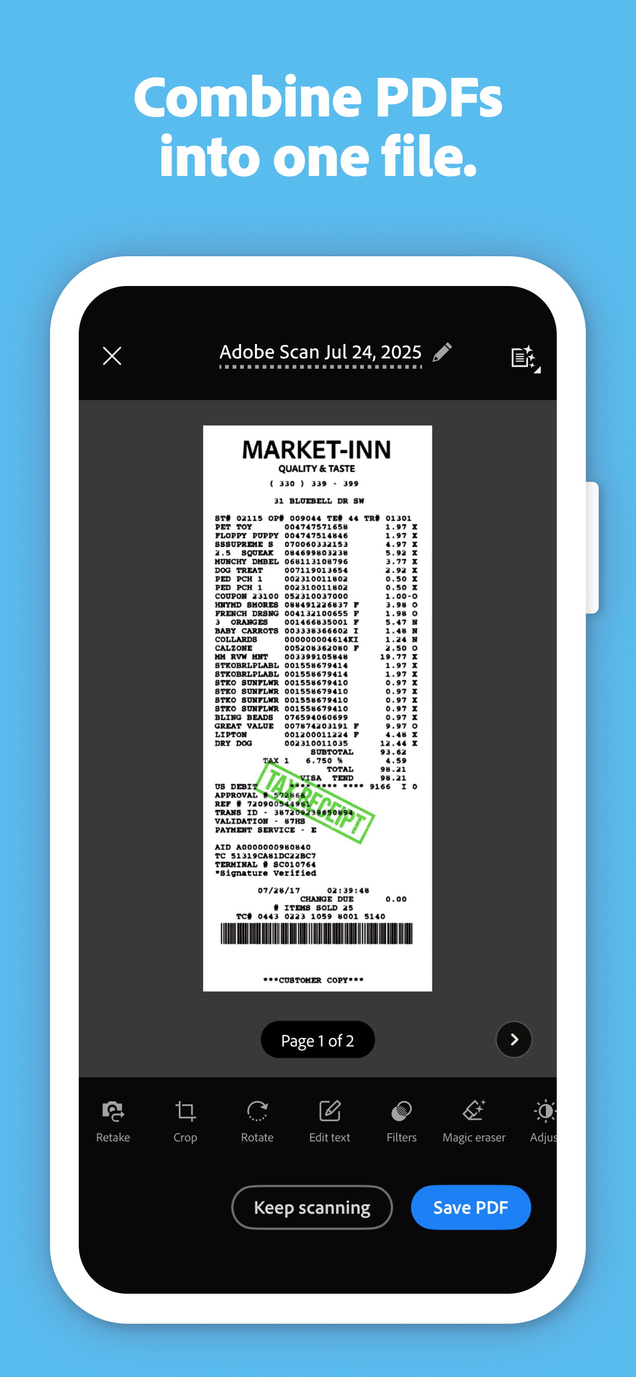 Adobe Scan: PDF & OCR Scanner