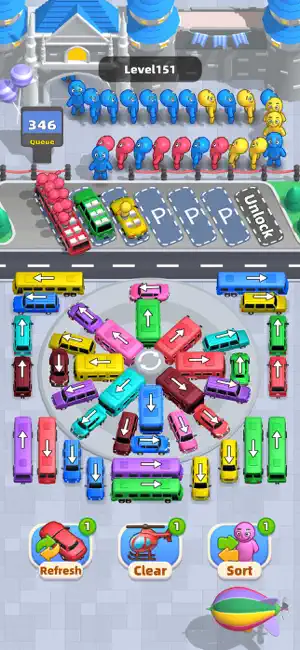 Car Jam 2 - Bus Riding Game screenshot 1