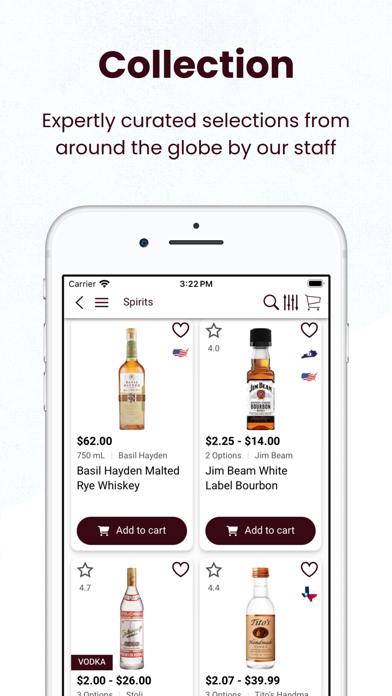 Cabrini Wines & Spirits Screenshot