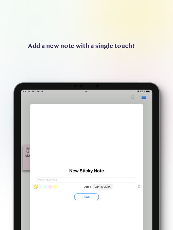 Screenshot #6 pour Stick-It Notes: Widget Rappel