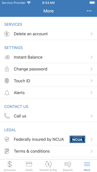 Affinity One FCU Screenshot