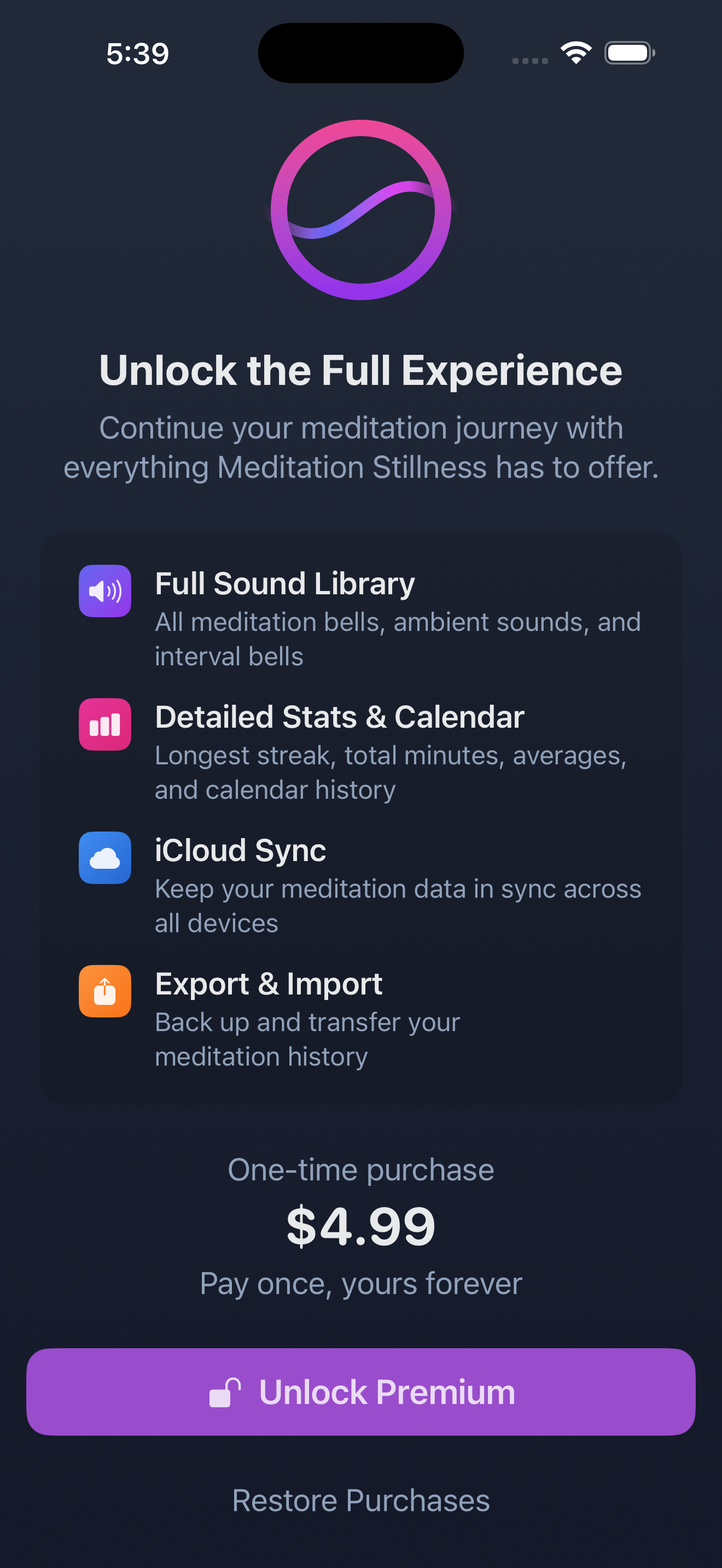 Meditation Stillness