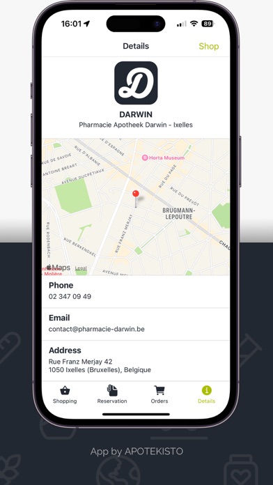 Pharmacie Apotheek Darwin Screenshot