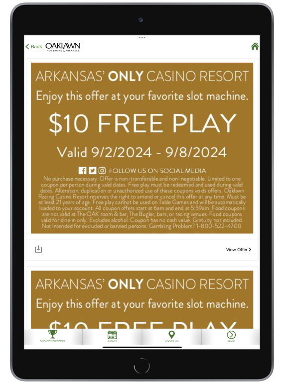 Screenshot #6 pour Oaklawn Rewards