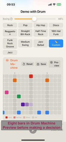 DemoWithDrums screenshot
