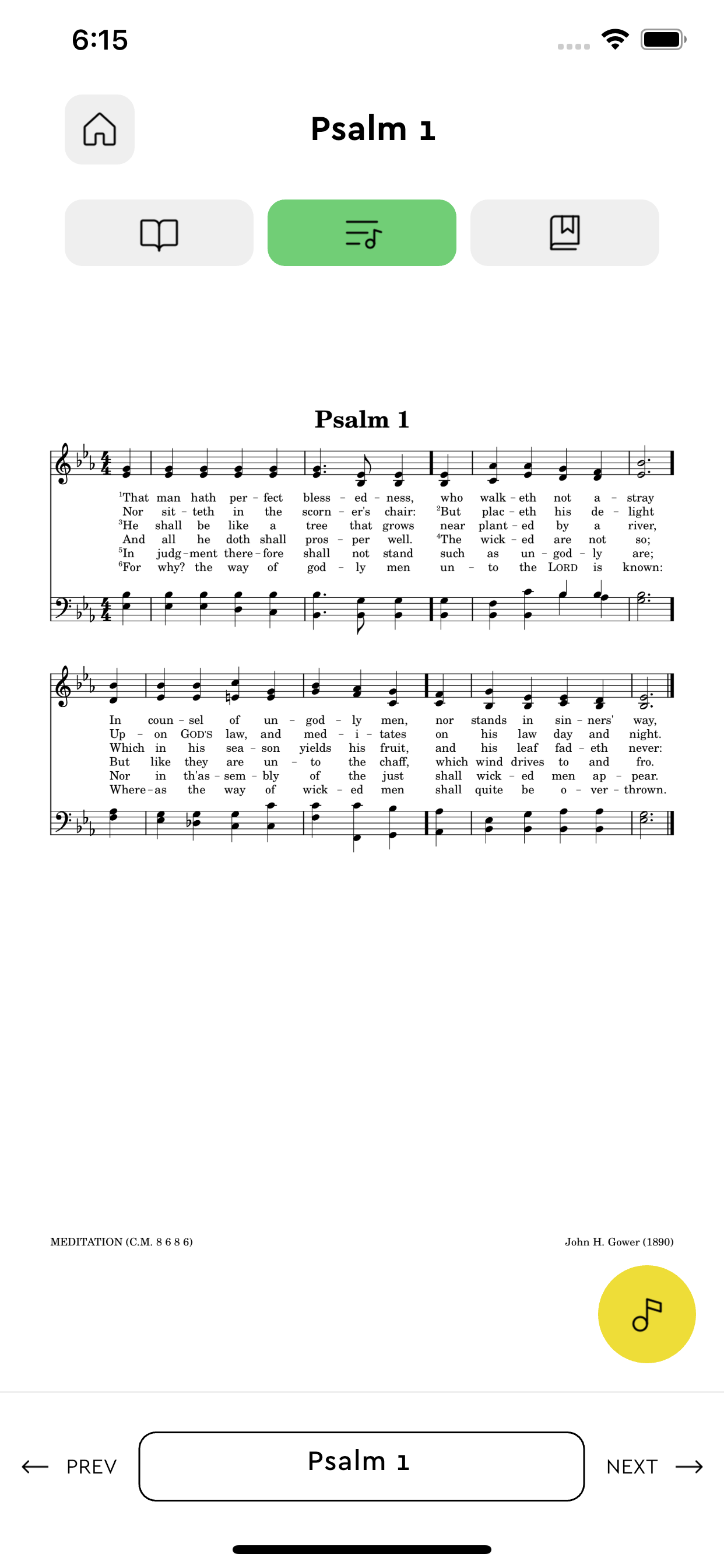 The Psalms App