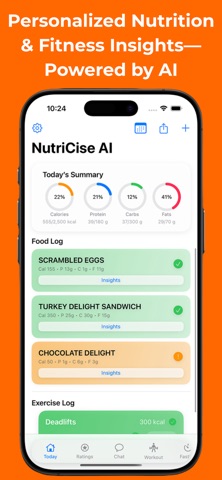 NutriCise AI: Calorie Tracker screenshot