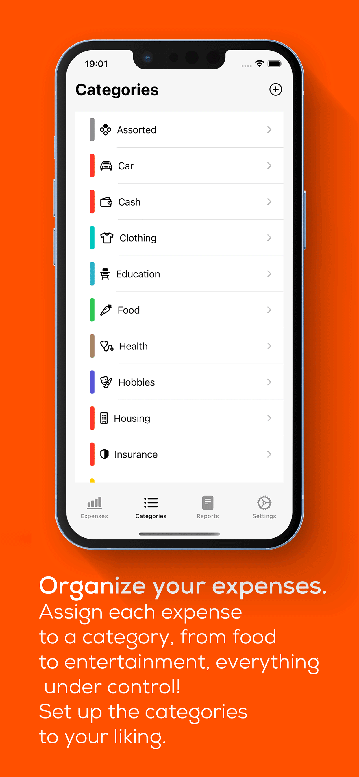 Spendio - Monthly expenses
