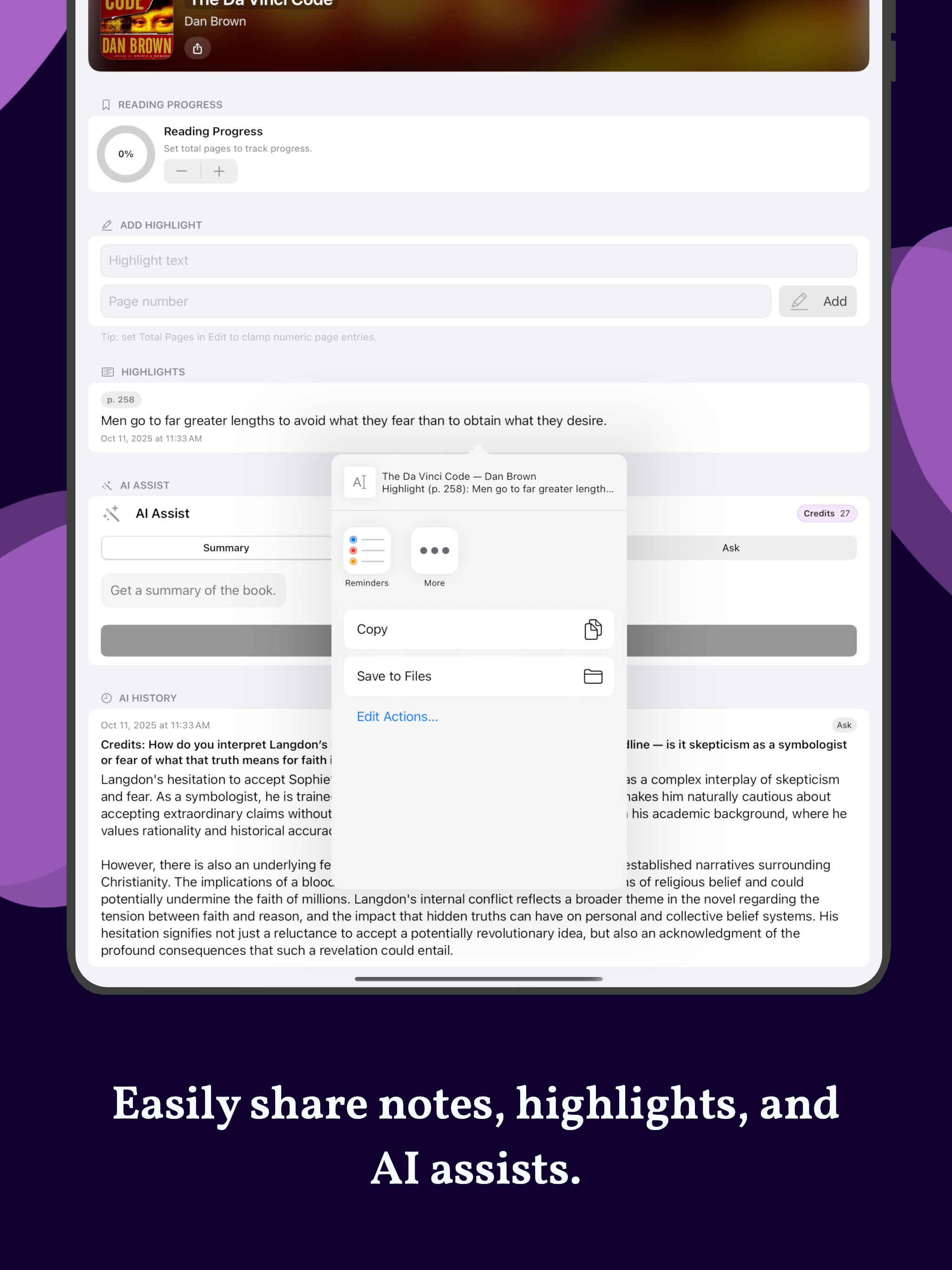 AI Book Tracker: Bookly screenshot 13