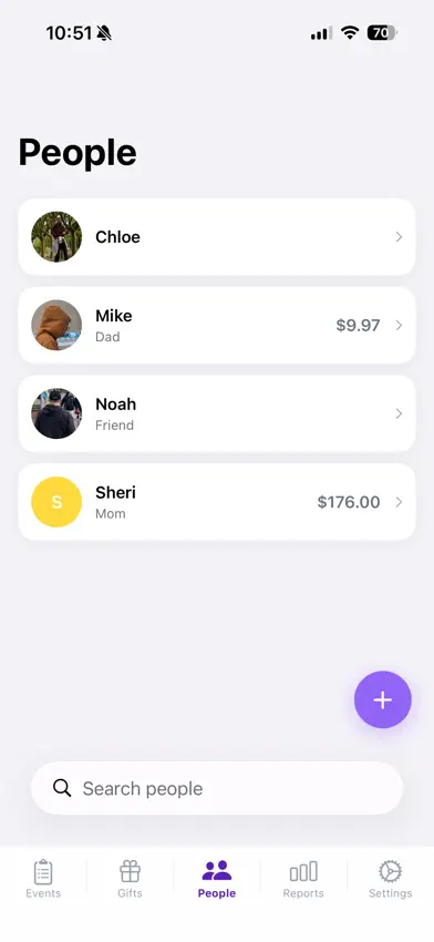 Gift Budgeter screenshot 5