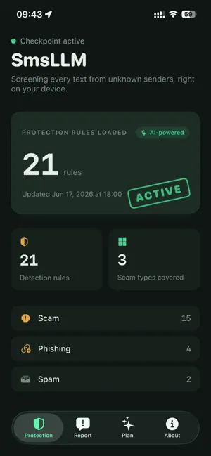 SmsLLM - LLM SMS Blocker screenshot 1