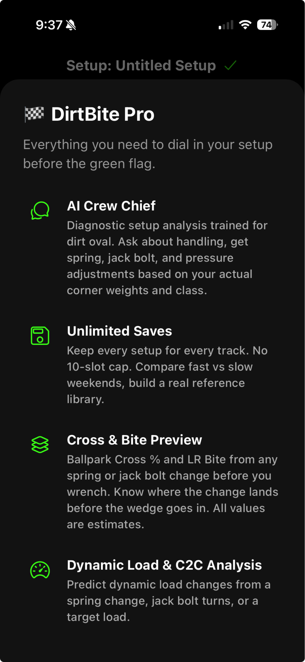DirtBite: Dirt Track Setup screenshot 2