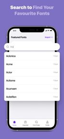 Fonts - Find, install any font screenshot
