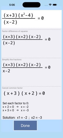 Equation & Expression Solver Screenshot 4 of 8