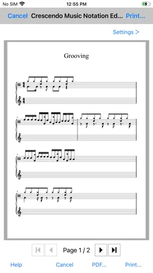 Crescendo Music screenshot 4