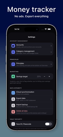 Expense Tracker - MoneyFlux Screenshot 8 of 8