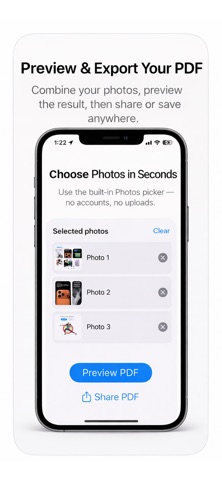 PhotoPDF Maker screenshot