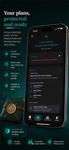 Vefa: Family Legacy Vault iPhone screenshot