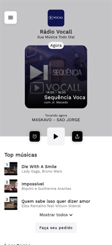 Rádio Vocall screenshot