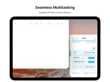 On-Device AI: Private Suite iPad screenshot