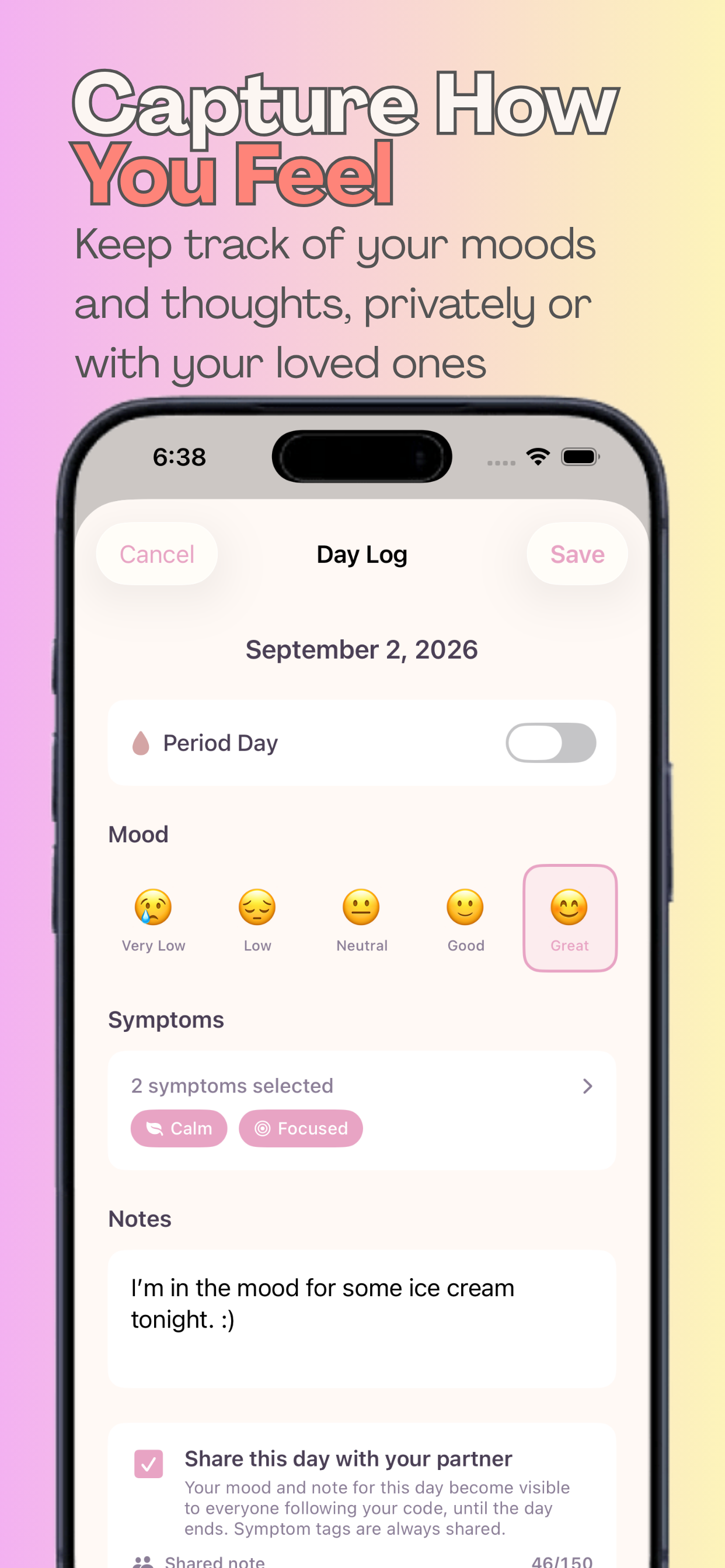 HerFlow - Period Tracker screenshot 3
