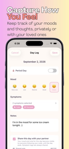 HerFlow - Period Tracker Screenshot 3 of 6
