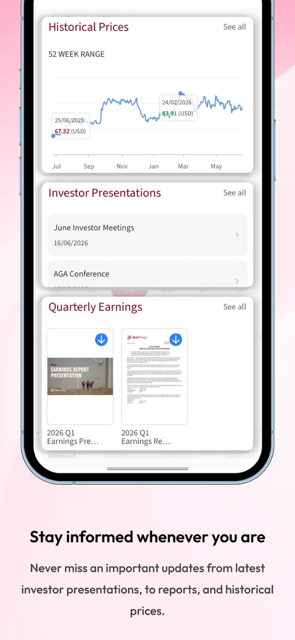 Screenshot #2 pour Xcel Energy Investor Relations