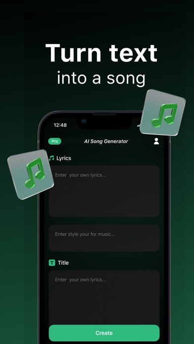 AI Song : AI Music Generator Screenshot