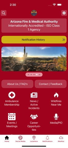 Arizona Fire & Medical iPhone screenshot